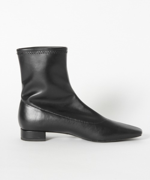 LOWRYS FARM（ローリーズファーム）の「ストレッチローヒールブーツ　864274（ブーツ・レディース・アイボリー/ブラック/ベージュ・MEDIUM/LARGE）」の7枚目の写真