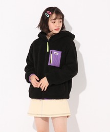 repipi armario | ハイショクポケボアフードブルゾン(ブルゾン)