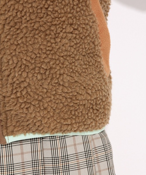 repipi armario(レピピ アルマリオ)の「ハイショクポケボアフードブルゾン(ブルゾン・キッズ・ブラウン/オフホワイト/ブラック・LARGE/X-SMALL/SMALL/MEDIUM)」の15枚目の写真