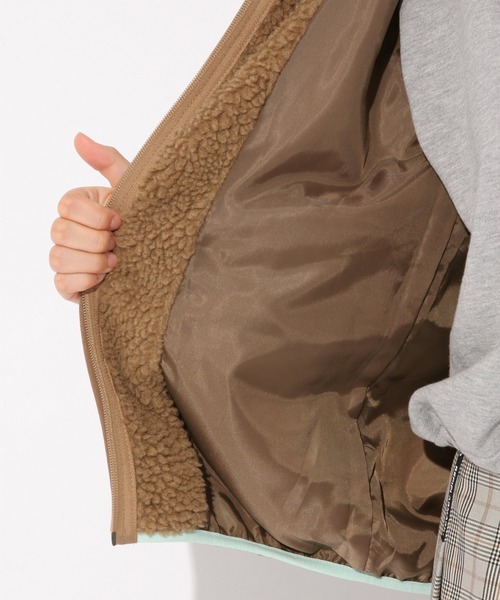 repipi armario(レピピ アルマリオ)の「ハイショクポケボアフードブルゾン(ブルゾン・キッズ・ブラウン/オフホワイト/ブラック・LARGE/X-SMALL/SMALL/MEDIUM)」の17枚目の写真