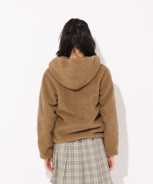 repipi armario(レピピ アルマリオ)の「ハイショクポケボアフードブルゾン(ブルゾン・キッズ・ブラウン/オフホワイト/ブラック・LARGE/X-SMALL/SMALL/MEDIUM)」の10枚目の写真