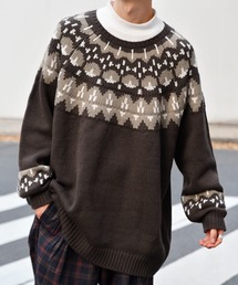 kutir | ノルディック柄ニット(ニット/セーター)