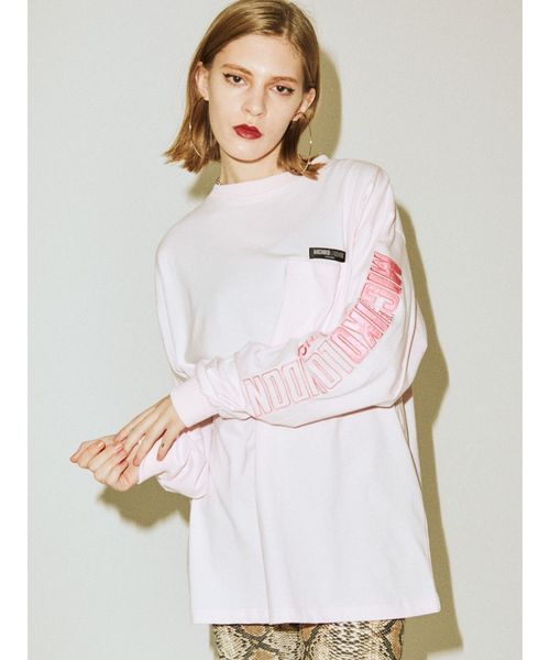 jouetie（ジュエティ）の「MICHIKO LONDON ロンT（Tシャツ/カットソー・レディース・ブラック/ピンク/ブルー/オフホワイト・MEDIUM）」の4枚目の写真