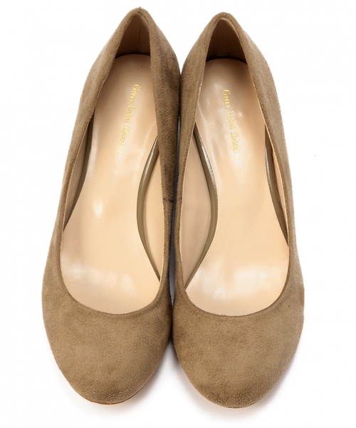 green label relaxing（グリーンレーベルリラクシング）の「GT ラウンドウェッジパンプス ◆（パンプス・レディース・ベージュ/ブラック/ロイヤルブルー・22.5cm/24.5cm/25cm/24cm/22cm/23cm/23.5cm）」の4枚目の写真