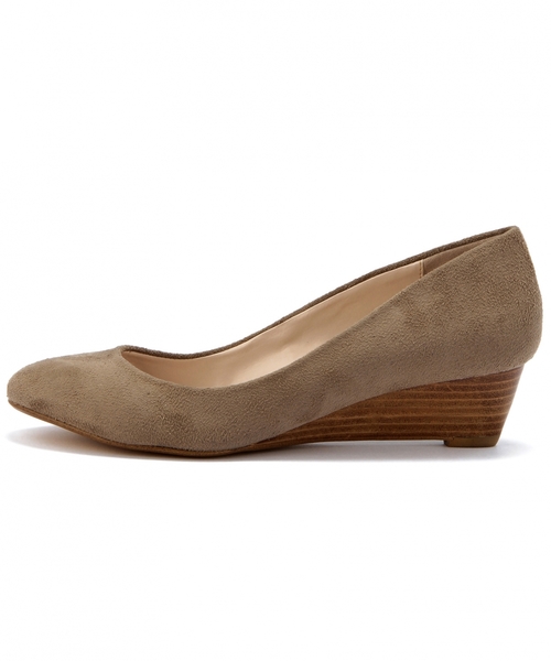 green label relaxing（グリーンレーベルリラクシング）の「GT ラウンドウェッジパンプス ◆（パンプス・レディース・ベージュ/ブラック/ロイヤルブルー・22.5cm/24.5cm/25cm/24cm/22cm/23cm/23.5cm）」の5枚目の写真