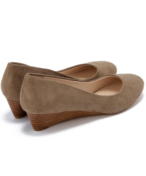 green label relaxing（グリーンレーベルリラクシング）の「GT ラウンドウェッジパンプス ◆（パンプス・レディース・ベージュ/ブラック/ロイヤルブルー・22.5cm/24.5cm/25cm/24cm/22cm/23cm/23.5cm）」の7枚目の写真