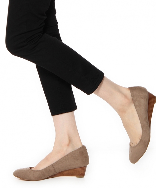 green label relaxing（グリーンレーベルリラクシング）の「GT ラウンドウェッジパンプス ◆（パンプス・レディース・ベージュ/ブラック/ロイヤルブルー・22.5cm/24.5cm/25cm/24cm/22cm/23cm/23.5cm）」の10枚目の写真