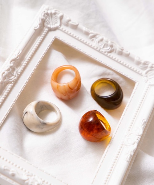 WEGO（ウィゴー）の「WEGO/マーブルクリアリング（リング・レディース・その他1/その他3/その他4/その他2・FREE）」の13枚目の写真