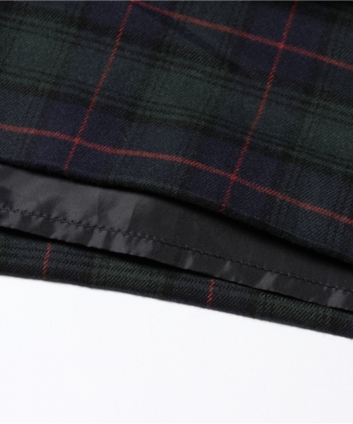 WEGO（ウィゴー）の「WEGO/チェックラップミモレスカート（スカート・レディース・グレー/グリーン/レッド・FREE）」の11枚目の写真