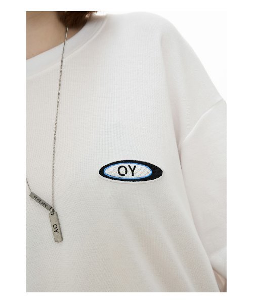 OY（オーワイ）の「３DラインロゴロングスリーブTシャツ（Tシャツ/カットソー・メンズ・ホワイト/ブラック・FREE）」の3枚目の写真