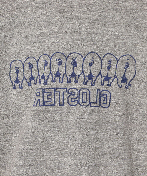 GLOSTER(グロスター)の「【LOOP WHEEL】吊り編みプリントTシャツ(Tシャツ/カットソー・メンズ・ホワイト/ネイビー/グレー・S/M/L/XL)」の18枚目の写真