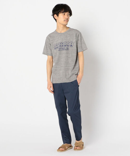 GLOSTER(グロスター)の「【LOOP WHEEL】吊り編みプリントTシャツ(Tシャツ/カットソー・メンズ・ホワイト/ネイビー/グレー・S/M/L/XL)」の21枚目の写真