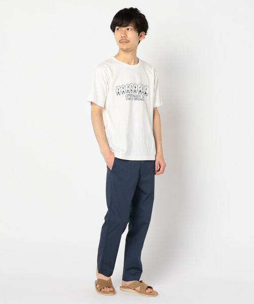 GLOSTER(グロスター)の「【LOOP WHEEL】吊り編みプリントTシャツ(Tシャツ/カットソー・メンズ・ホワイト/ネイビー/グレー・S/M/L/XL)」の22枚目の写真