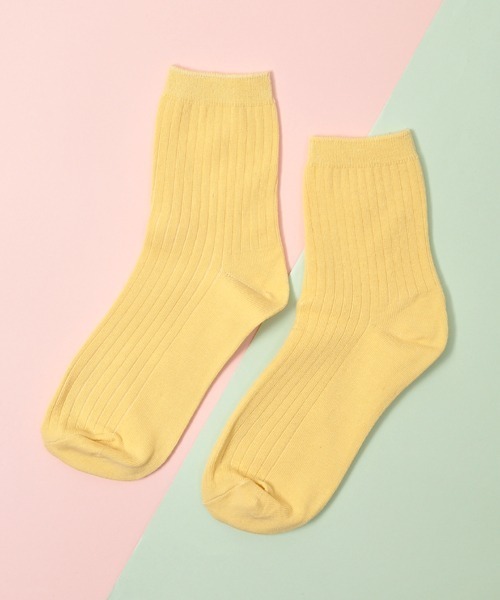 セール Vibgyor Select レディース 綿100 リブ ソックス くすみカラー 靴下 Tk ソックス 靴下 Vibgyor Women ヴィブジョー ウィメン のファッション通販 Zozotown