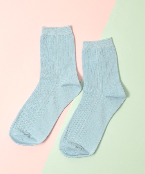 Vibgyor Select レディース 綿100 リブ ソックス くすみカラー 靴下 Tk ソックス 靴下 Vibgyor Women ヴィブジョー ウィメン のファッション通販 Zozotown