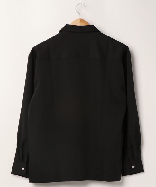 JUNRED（ジュンレッド）の「デザインポケットオープンカラーシャツ（シャツ/ブラウス・メンズ・ブラック/ベージュ/ホワイト・L/M）」の4枚目の写真