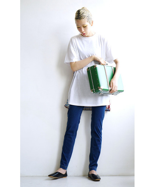 zootie（ズーティー）の「人をダメにするきちんとパンツ［スキニー］（その他パンツ・レディース・グレイッシュベージュ/ブルー系その他/インディゴブルー/ブラック・LL/M/L/S/MEDIUM/X-LARGE/LARGE/SMALL）」の17枚目の写真