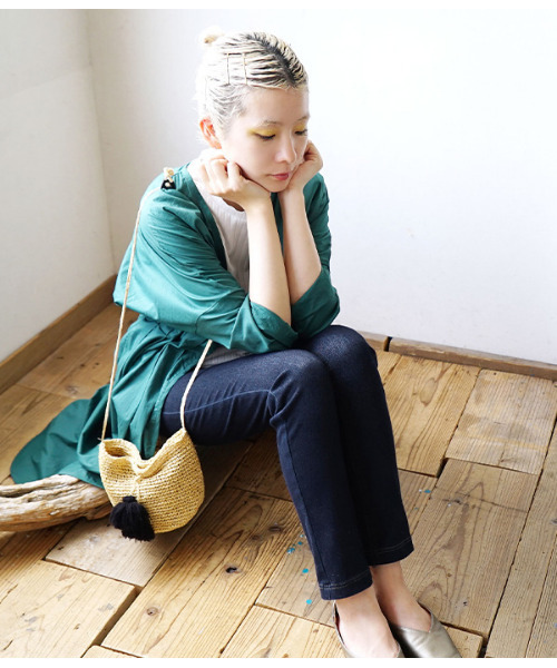 zootie（ズーティー）の「人をダメにするきちんとパンツ［スキニー］（その他パンツ・レディース・グレイッシュベージュ/ブルー系その他/インディゴブルー/ブラック・LL/M/L/S/MEDIUM/X-LARGE/LARGE/SMALL）」の21枚目の写真