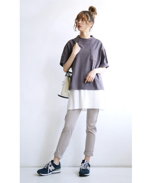 zootie（ズーティー）の「人をダメにするきちんとパンツ［スキニー］（その他パンツ・レディース・グレイッシュベージュ/ブルー系その他/インディゴブルー/ブラック・LL/M/L/S/MEDIUM/X-LARGE/LARGE/SMALL）」の18枚目の写真