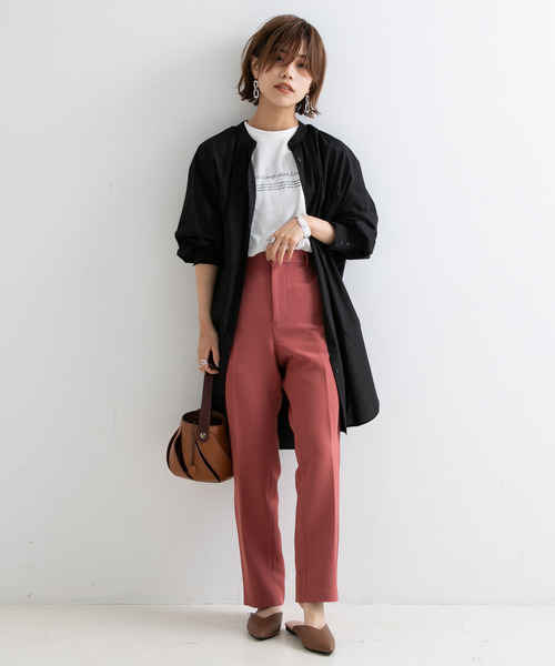 Newlyme（ニューリーミー）の「ロゴプリントロンＴ【R】（Tシャツ/カットソー・レディース・グリーン/ブラック・M-L）」の19枚目の写真