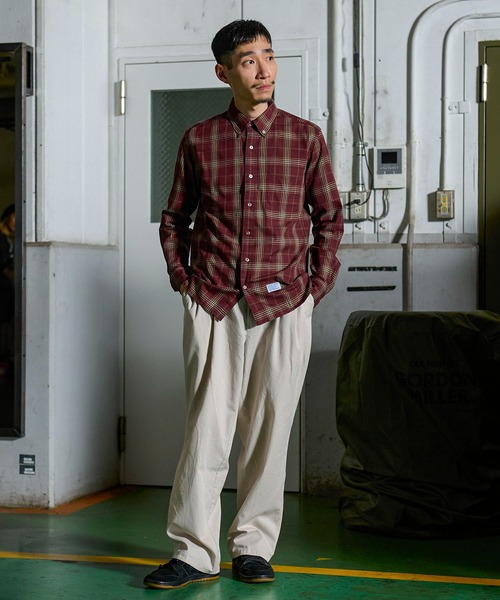 GORDON MILLER(ゴードンミラー)の「GORDON MILLER(ゴードンミラー) British チェック Button Down シャツ 20A-GM008 (シャツ/ブラウス・メンズ・ベージュ/グリーン/ボルドー・L/M/S)」の18枚目の写真