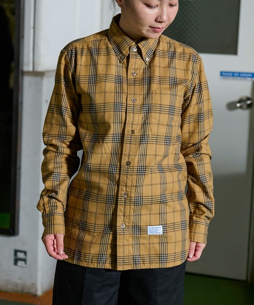 GORDON MILLER(ゴードンミラー)の「GORDON MILLER(ゴードンミラー) British チェック Button Down シャツ 20A-GM008 (シャツ/ブラウス・メンズ・ベージュ/グリーン/ボルドー・L/M/S)」の14枚目の写真