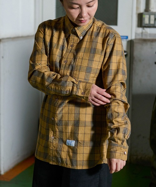 GORDON MILLER(ゴードンミラー)の「GORDON MILLER(ゴードンミラー) British チェック Button Down シャツ 20A-GM008 (シャツ/ブラウス・メンズ・ベージュ/グリーン/ボルドー・L/M/S)」の15枚目の写真
