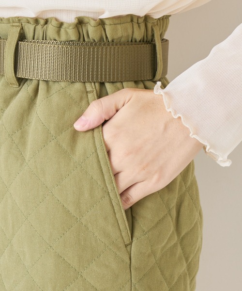 Chico（チコ）の「キルティングショートパンツ（その他パンツ・レディース・ブラック/カーキ/ライトベージュ・FREE）」の13枚目の写真