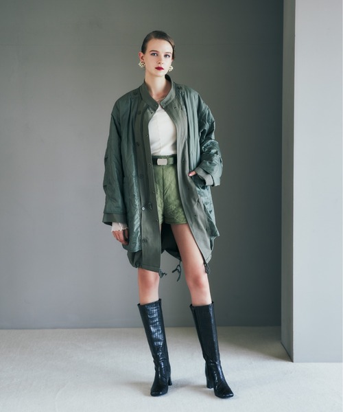 Chico（チコ）の「キルティングショートパンツ（その他パンツ・レディース・ブラック/カーキ/ライトベージュ・FREE）」の16枚目の写真