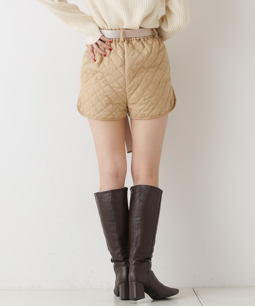 Chico（チコ）の「キルティングショートパンツ（その他パンツ・レディース・ブラック/カーキ/ライトベージュ・FREE）」の22枚目の写真