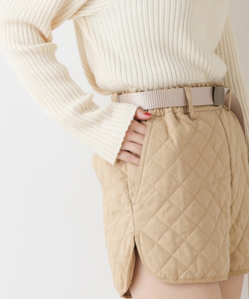 Chico（チコ）の「キルティングショートパンツ（その他パンツ・レディース・ブラック/カーキ/ライトベージュ・FREE）」の21枚目の写真