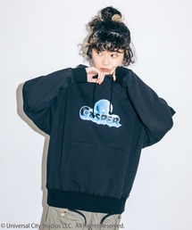 X-girl | X-girl × CASPER SWEAT HOODIE(パーカー)