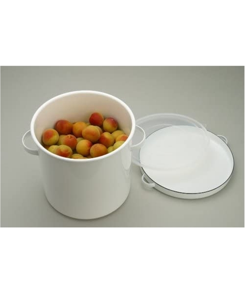 野田琺瑯 ラウンドストッカー 2点セット 野田琺瑯ラウンドストッカー