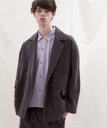 【セットアップ】オーバーサイズ ワイド セットアップ/ダブルテーラードジャケット&タックワイド テーパードパンツ EMMA CLOTHES