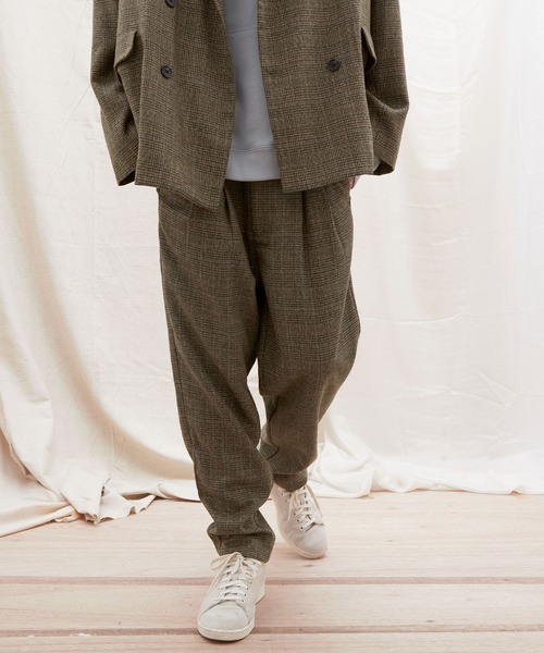 セットアップ】オーバーサイズ ワイド セットアップ/ダブル