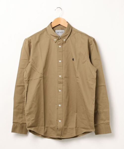 Carhartt WIP(カーハートダブリューアイピー)の「L/S MADISON SHIRT(シャツ/ブラウス・メンズ・グリーン/バーガンディー/ブラック/ミント/ダークネイビー/ベージュ・SMALL/MEDIUM/LARGE/X-LARGE)」の3枚目の写真