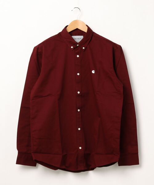 Carhartt WIP(カーハートダブリューアイピー)の「L/S MADISON SHIRT(シャツ/ブラウス・メンズ・グリーン/バーガンディー/ブラック/ミント/ダークネイビー/ベージュ・SMALL/MEDIUM/LARGE/X-LARGE)」の6枚目の写真