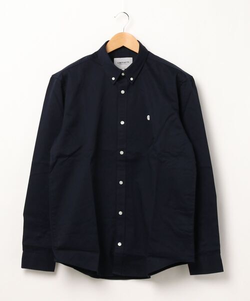 Carhartt WIP(カーハートダブリューアイピー)の「L/S MADISON SHIRT(シャツ/ブラウス・メンズ・グリーン/バーガンディー/ブラック/ミント/ダークネイビー/ベージュ・SMALL/MEDIUM/LARGE/X-LARGE)」の5枚目の写真