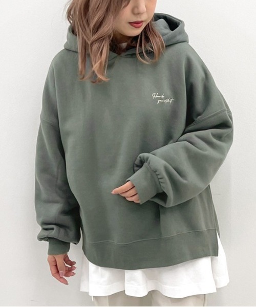 apres jour mignon(アプレジュールミニョン)の「アソートプリントフーディー【ZOZOTOWN限定アイテム】(パーカー・レディース・ブラック/パープル/ネイビー/アイボリー/ブルー系その他/ブラック系その他/グリーン系その他/クリーム/ブラック系その他2/モカ・X-LARGE/フリー)」の16枚目の写真