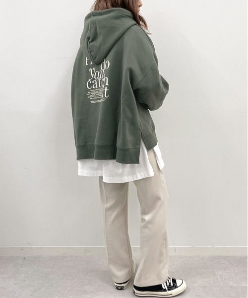apres jour mignon(アプレジュールミニョン)の「アソートプリントフーディー【ZOZOTOWN限定アイテム】(パーカー・レディース・ブラック/パープル/ネイビー/アイボリー/ブルー系その他/ブラック系その他/グリーン系その他/クリーム/ブラック系その他2/モカ・X-LARGE/フリー)」の19枚目の写真