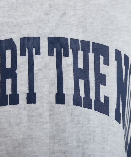 WHO'S WHO gallery（フーズフーギャラリー）の「PERVERT カレッジショートプル（スウェット・レディース・ライトグレー/ブラック/ネイビー/ベージュ系その他・FREE）」の19枚目の写真