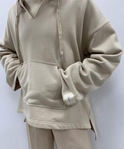 Sygne.(シーニュ)の「【Sygne. 】キーネックパーカー(Tシャツ/カットソー・レディース・ベージュ/オートミール・FREE)」の21枚目の写真