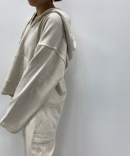 Sygne.(シーニュ)の「【Sygne. 】キーネックパーカー(Tシャツ/カットソー・レディース・ベージュ/オートミール・FREE)」の20枚目の写真