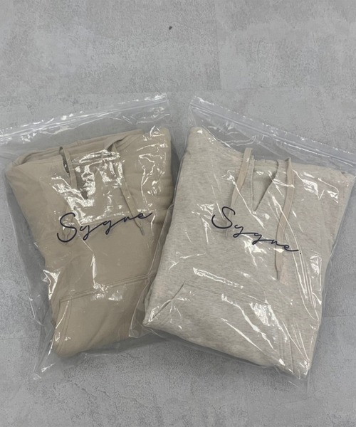 Sygne.(シーニュ)の「【Sygne. 】キーネックパーカー(Tシャツ/カットソー・レディース・ベージュ/オートミール・FREE)」の14枚目の写真
