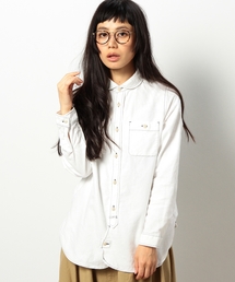 coen | ネルソリッドワークシャツ(シャツ/ブラウス)