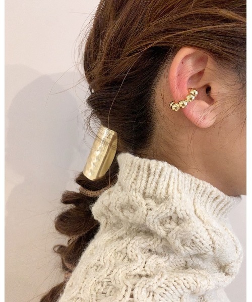 mou（モウ）の「ボールボンドイヤーカフ（片耳用）（イヤリング・レディース・シルバー/ゴールド・FREE）」の8枚目の写真