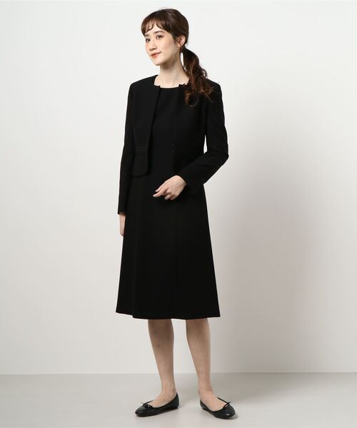 喪服 礼服 Web限定 ウエスト切替前開きワンピースアンサンブル スーツスカート Aimer エメ のファッション通販 Zozotown