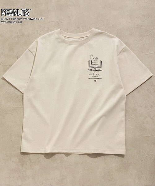 Peanuts ワッペンtシャツ スヌーピー ママ Tシャツ カットソー Peanuts ピーナッツ のファッション通販 Zozotown