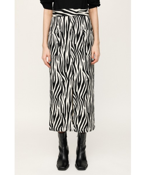 SLY（スライ）の「ZEBRA 2WAY JUMPER SK/ゼブラジャンパースカート