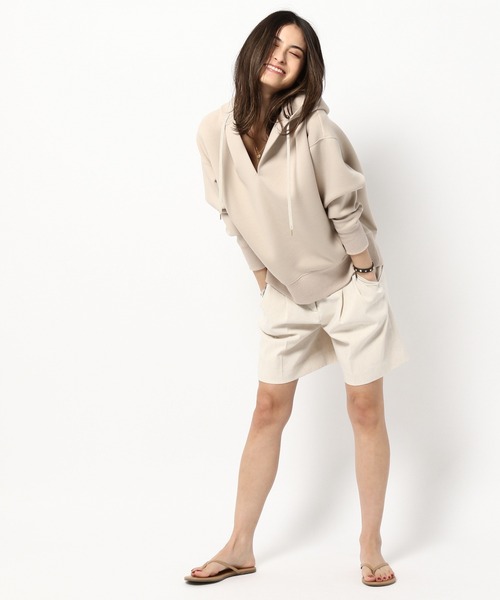 BABYLONE（バビロン）の「BABYLONE/リネンコンショートパンツ（その他パンツ・レディース・オフホワイト/ブラック・36inch/38inch）」の9枚目の写真